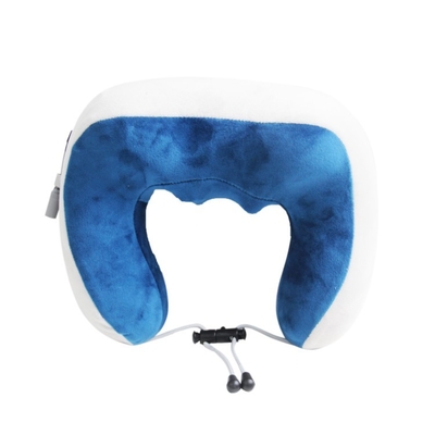 Premium U-Shaped Portable Trip Neck Pillow Wielofunkcyjny regulowany pianka pamięciowa Masaż ciepło