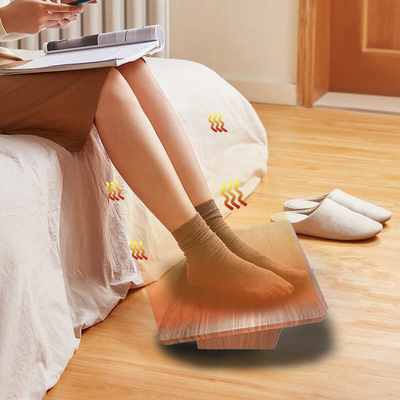 Stylistyczny elektryczny stołek z podgrzewaczem stóp z ogrzewaniem grafenowym Ergonomiczny design regulowana temperatura