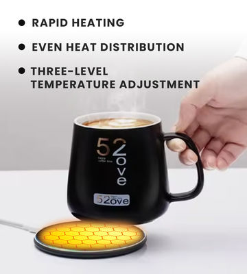 PORTABLE USB ELECTRIC BEVERAGE WARMER | SMART CUP WARMING COASTER