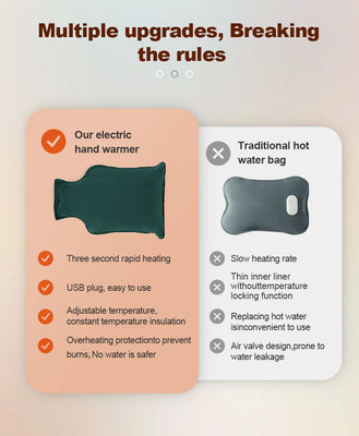 Przytulny grzejnik do rąk lub przestronny podkładek grzewczy