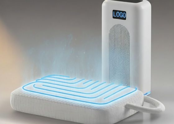 Podkładki grzewcze i chłodzące, zapewniające podwójną strefę zarządzania temperaturą i miękkie włókna bambusowe dla wygodnych nocy