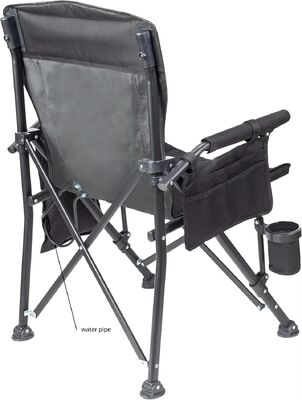 Przenośne krzesło kempingowe z ergonomiczną konstrukcją i odpinaną podkładką chłodzącą dla komfortowych aktywności i wydarzeń na świeżym powietrzu