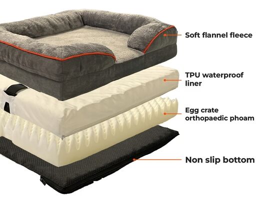 Inteligentne legowisko dla psa z monitorowaniem zdrowia, aplikacja śledzi sen/tętno/oddech dla szczeniąt i starszych psów, zapewniając spokój ducha