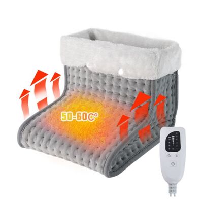 SHEERFOND Przenośny zimowy USB zasilany baterią 220V przyjazny dla środowiska poliester regulowany termostat wentylacja ciepła dla stóp