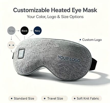Gorąca maska do oczu, Super Soft PU Elektryczna Warm Eye Mask 35-55°C Regulowalna temperatura, 1000mAh Przenośna grzewcza maska do oczu do łagodzenia zmęczenia oczu, Biuro podróży do użytku domowego i szkolnego