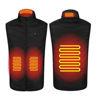 Podgrzewana kamizelka elektryczna USB 5V Wodoodporna, zmywalna folia grafenowa