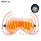 Materiał jedwabny Elektryczna podgrzewana maska ​​na oczy Zasilanie USB 5 V do snu ODM OEM