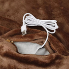 Poręczny elektryczny podgrzewany szal na ubrania Ładowanie przez USB 50 stopni pluszowy materiał ODM