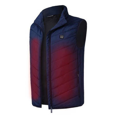 Mężczyźni S WinterVest Jacket z USB zasilany elektryczny podgrzewany kamizelka i zaawansowana technologia grzewcza