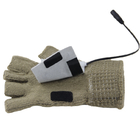 5W Zmywalne elektryczne podgrzewane rękawiczki bez palców Dalekiej podczerwieni Usb na zimę