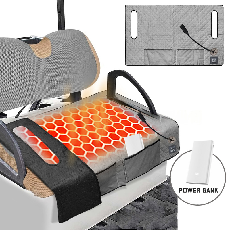 Ochrona przed przegrzaniem Podkładka grzewcza golfowa dla wózków golfowych Poduszka grzewcza fotelika do siedzeń Washable Material DC/AC źródło zasilania